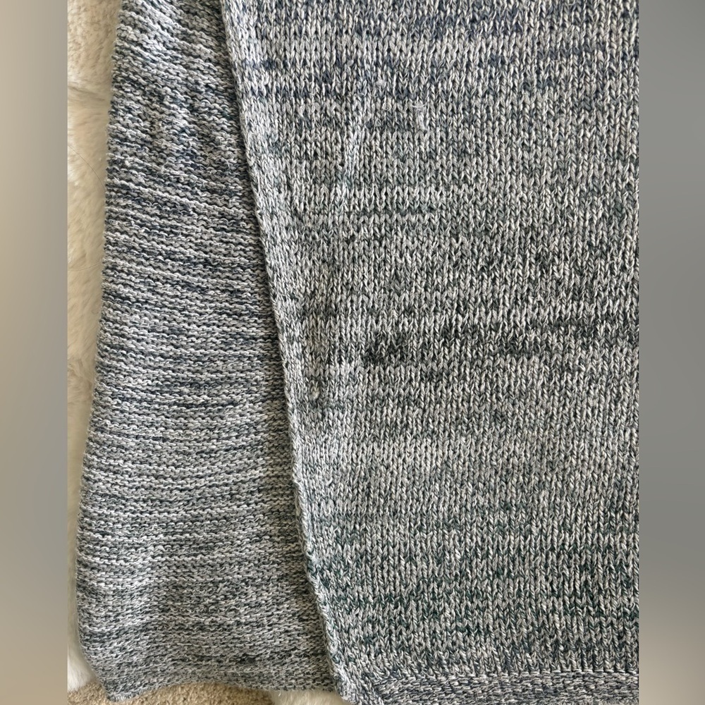 J Jill pureJill Women’s Knit Tunic Crew Neck Sweater Asymmetrical Hem Gray XL - Picture 4 of 8